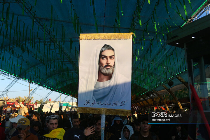 پیاده‌روی اربعین در مسیر نجف به کربلا