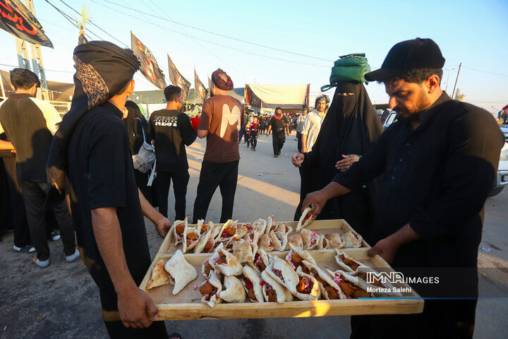 پیاده‌روی اربعین در مسیر نجف به کربلا