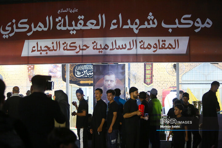 پیاده‌روی اربعین در مسیر نجف به کربلا