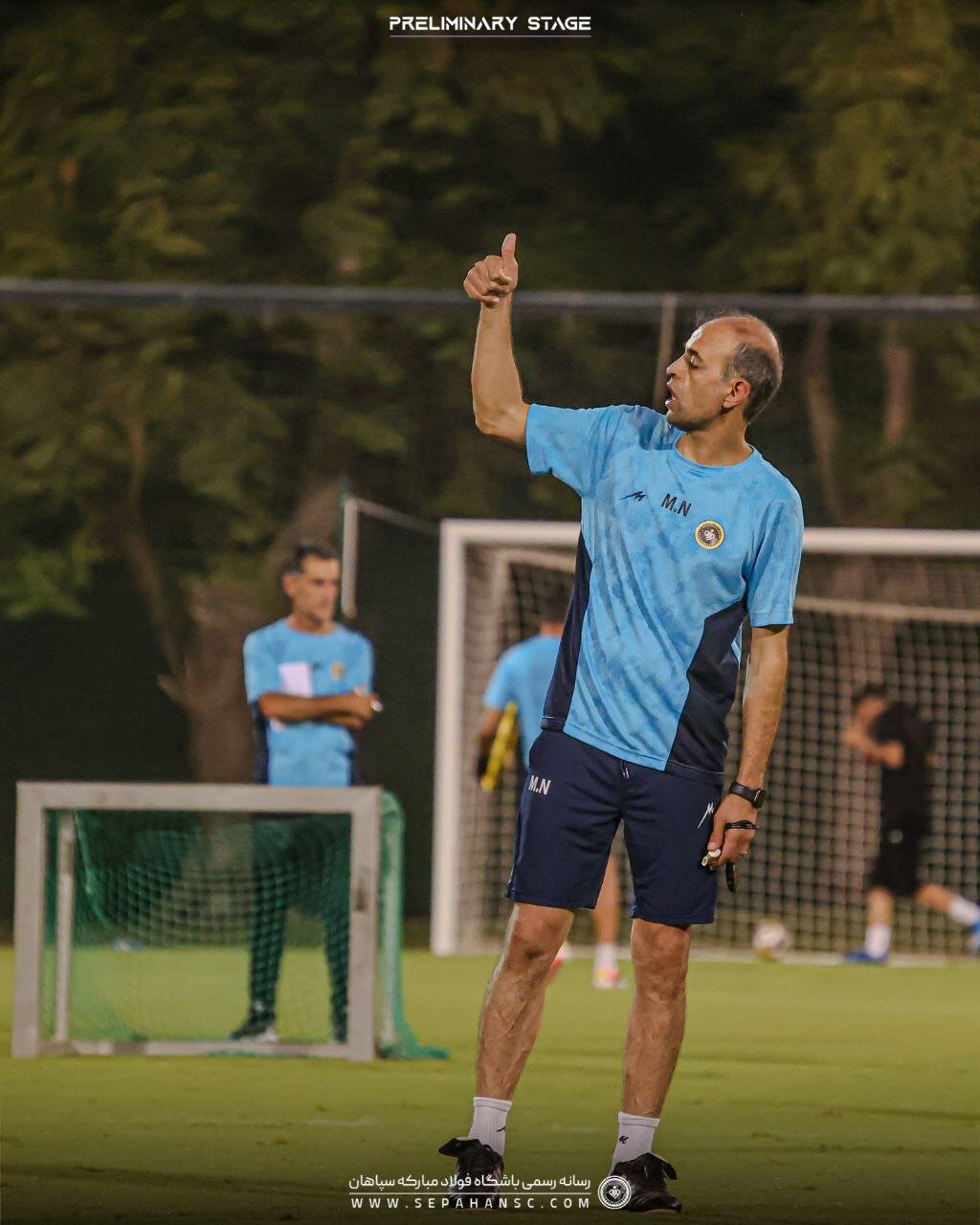 رضایت نویدکیا از بازیکنان طلایی پوش + عکس