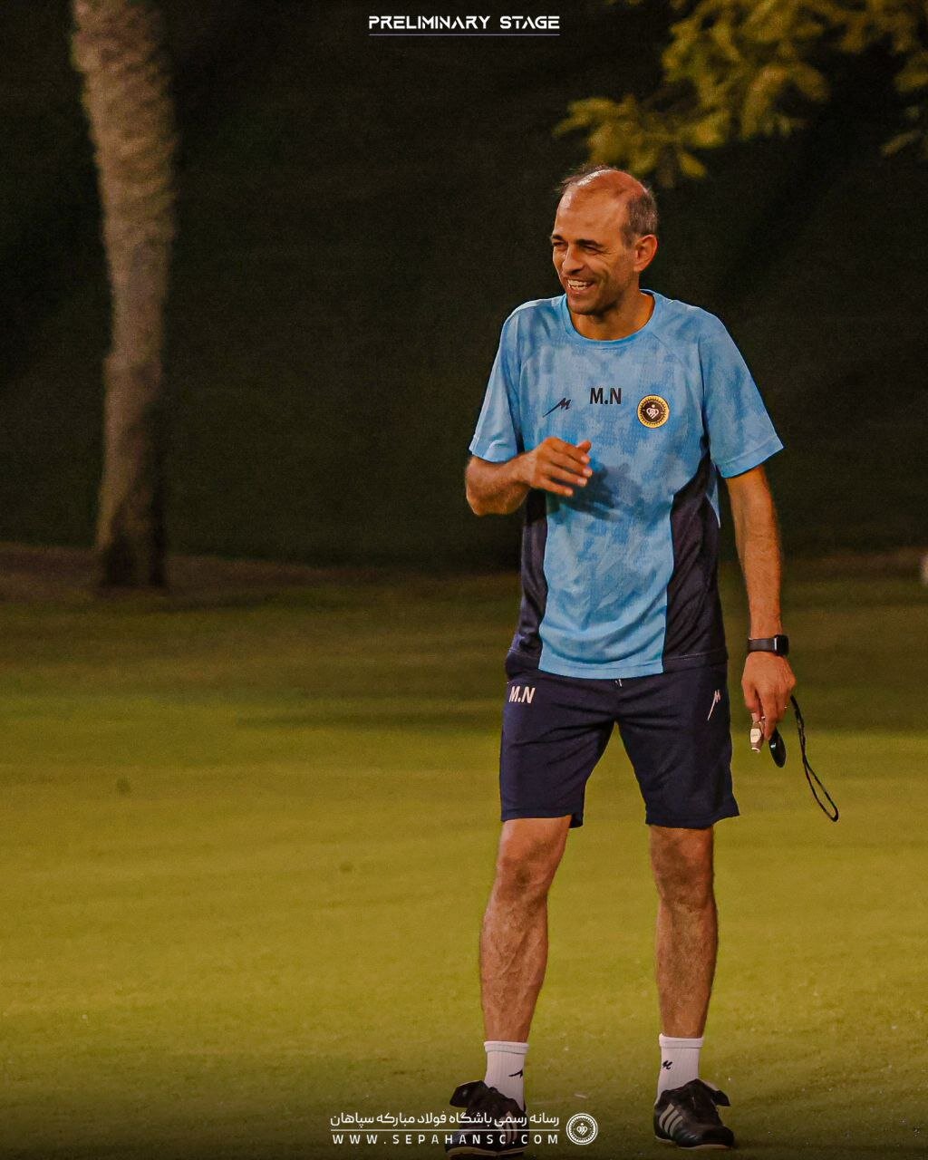 رضایت نویدکیا از بازیکنان طلایی پوش + عکس