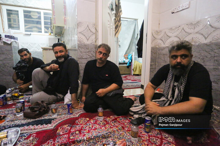 حضور مسعود منتظری نماینده استاندار اصفهان در موکب مسلم بن عقیل