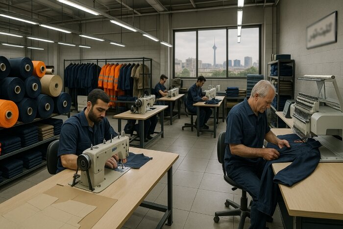 تولیدی لباس کار در تهران تولیدی لباس کار در تهران