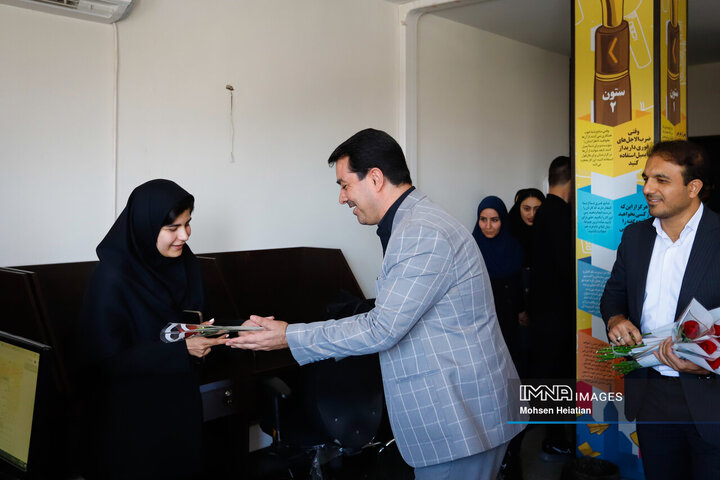 حضور معاون برنامه‌ریزی و توسعه منابع انسانی شهرداری اصفهان در خبرگزاری ایمنا