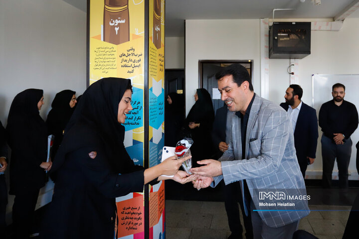 حضور معاون برنامه‌ریزی و توسعه منابع انسانی شهرداری اصفهان در خبرگزاری ایمنا