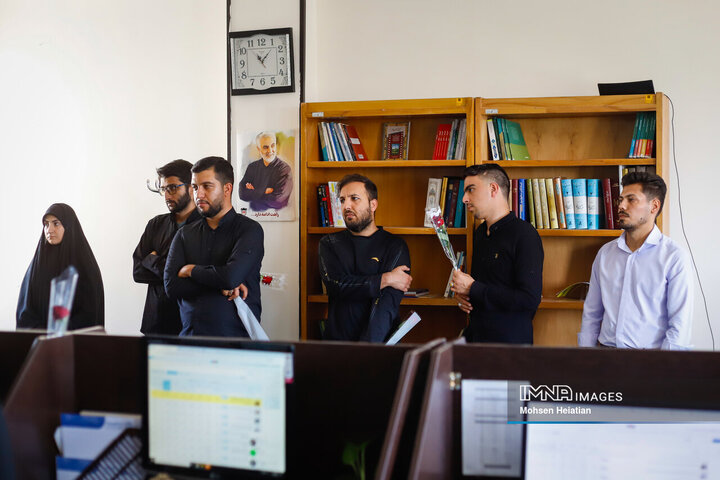 حضور معاون برنامه‌ریزی و توسعه منابع انسانی شهرداری اصفهان در خبرگزاری ایمنا