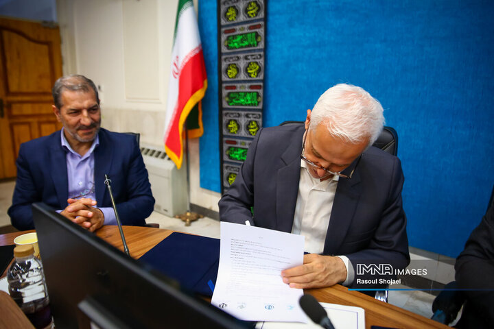 مراسم امضای تفاهم‌نامه همکاری جشنواره فیلم کودک