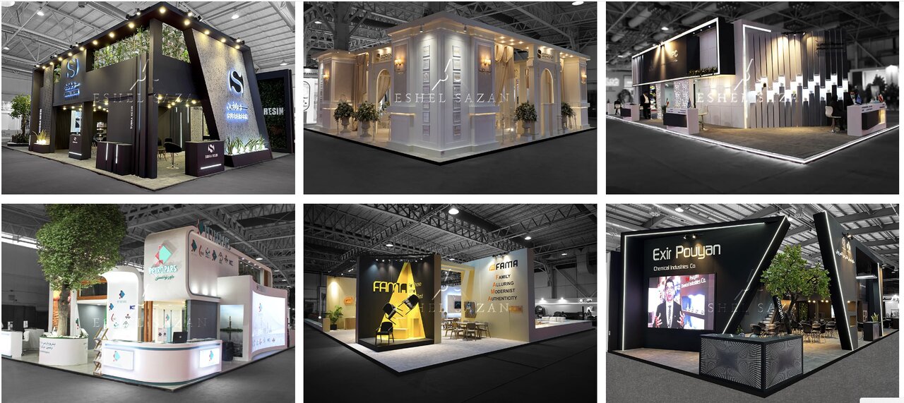 ساخت غرفه های نمایشگاهی در اشل سازان