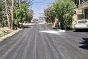 اجرای روکش آسفالت ۸ هزار مترمربعی خیابان اصلی محله خاتون‌آباد