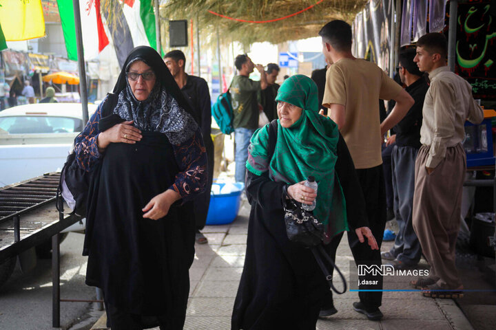 مرز باشماق در آستانه اربعین حسینی