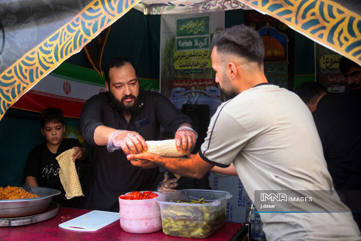 مرز باشماق در آستانه اربعین حسینی