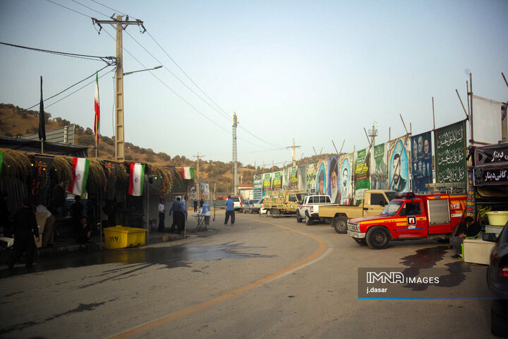 مرز باشماق در آستانه اربعین حسینی