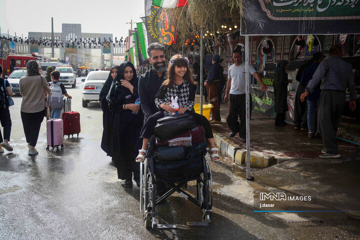 مرز باشماق در آستانه اربعین حسینی