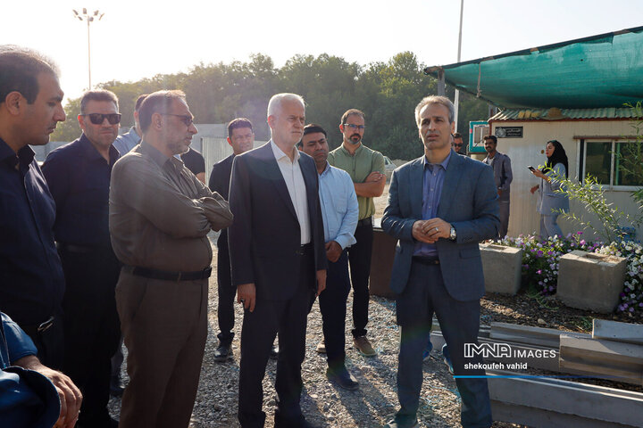 بازدید شهردار اصفهان از پروژه‌های شهرداری