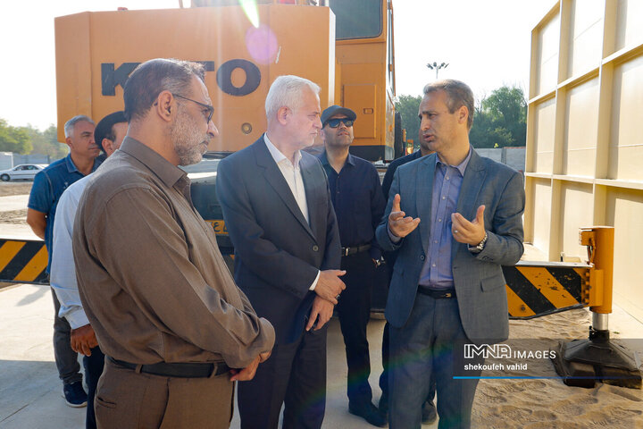 بازدید شهردار اصفهان از پروژه‌های شهرداری