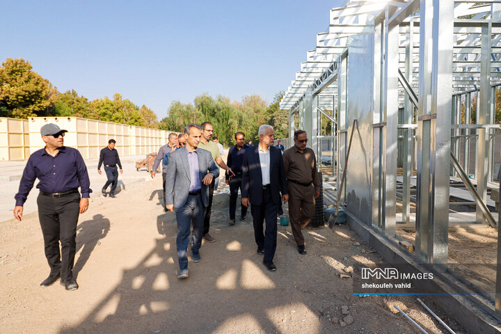 بازدید شهردار اصفهان از پروژه‌های شهرداری