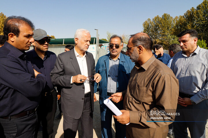 بازدید شهردار اصفهان از پروژه‌های شهرداری