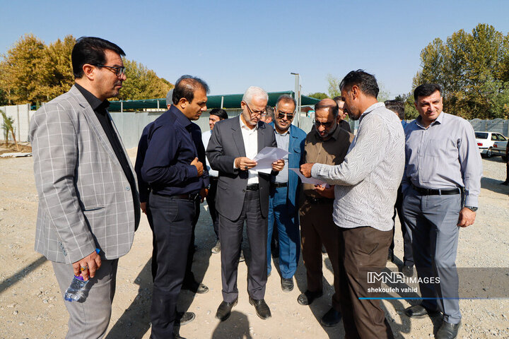 بازدید شهردار اصفهان از پروژه‌های شهرداری