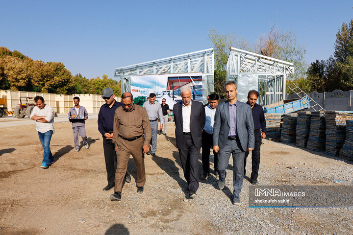 بازدید شهردار اصفهان از پروژه‌های شهرداری