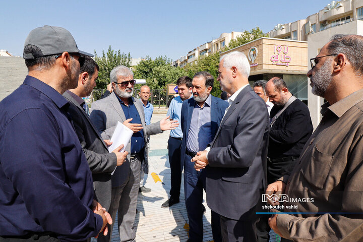 بازدید شهردار اصفهان از پروژه‌های شهرداری