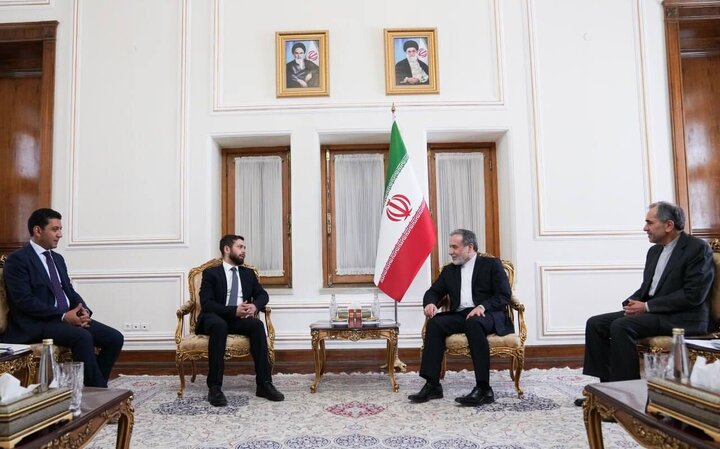 دیدار معاون وزیر امور خارجه ارمنستان با عراقچی