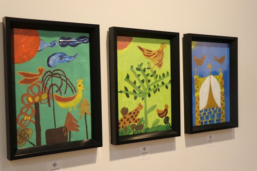 آثار درمانی هنر در خانه هنرمندان ایران به نمایش در آمد