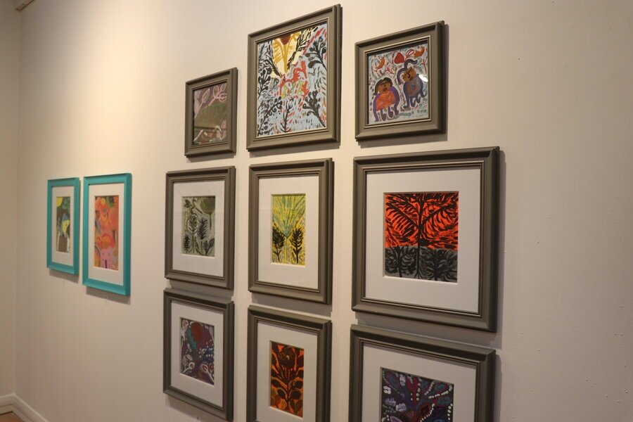 آثار درمانی هنر در خانه هنرمندان ایران به نمایش در آمد