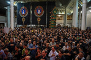عزاداری شامگاه اربعین حسینی در سومین حرم اهل‌بیت (ع)
