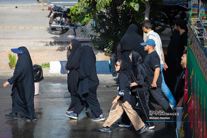 پیاده‌روی جاماندگان اربعین در اصفهان