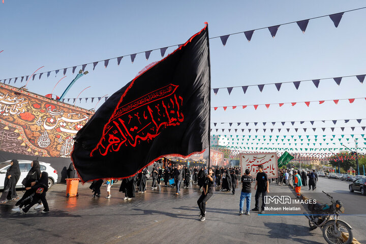 پیاده‌روی جاماندگان اربعین در اصفهان