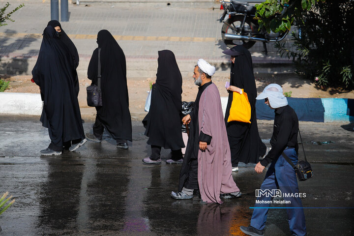 پیاده‌روی جاماندگان اربعین در اصفهان