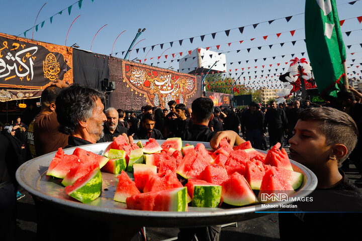 پیاده‌روی جاماندگان اربعین در اصفهان