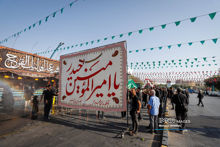 پیاده‌روی جاماندگان اربعین در اصفهان