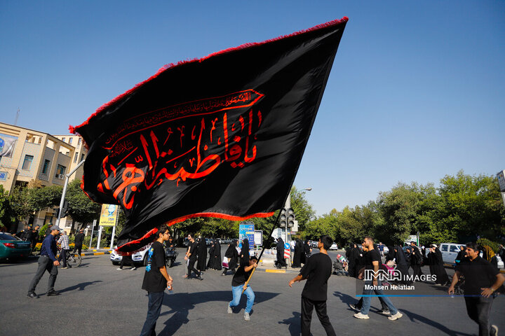 پیاده‌روی جاماندگان اربعین در اصفهان