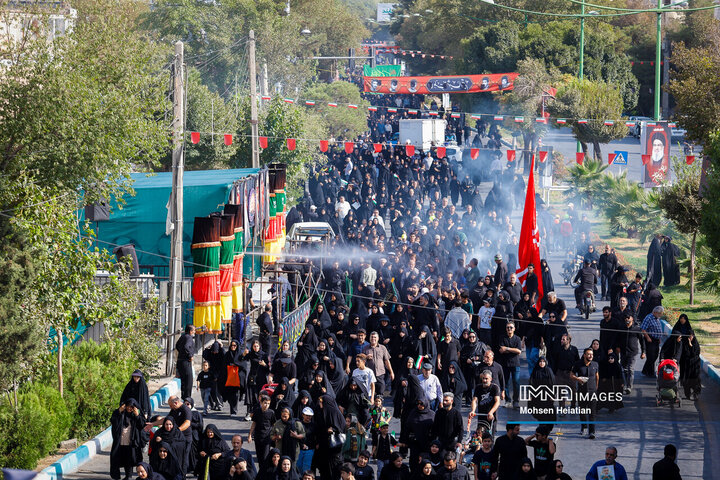 پیاده‌روی جاماندگان اربعین در اصفهان