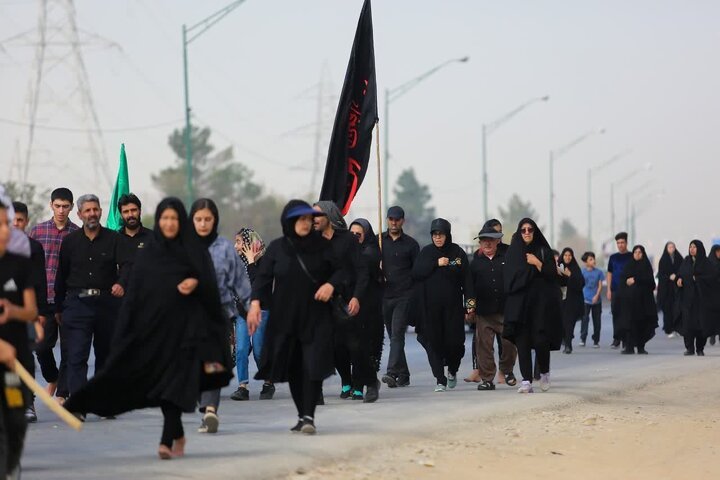 تجدید بیعت جاماندگان اربعین همدان با اباعبدالله الحسین(ع)