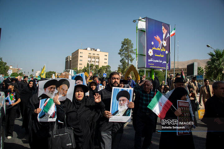 پیاده‌روی جاماندگان اربعین حسینی در شیراز