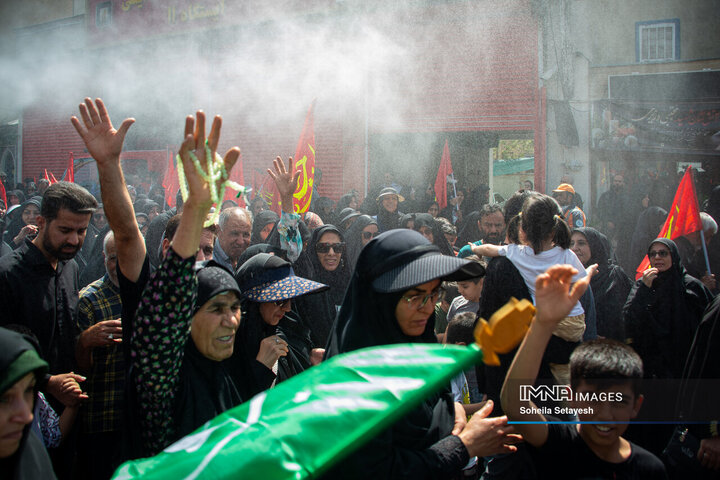 پیاده‌روی جاماندگان اربعین حسینی در شیراز