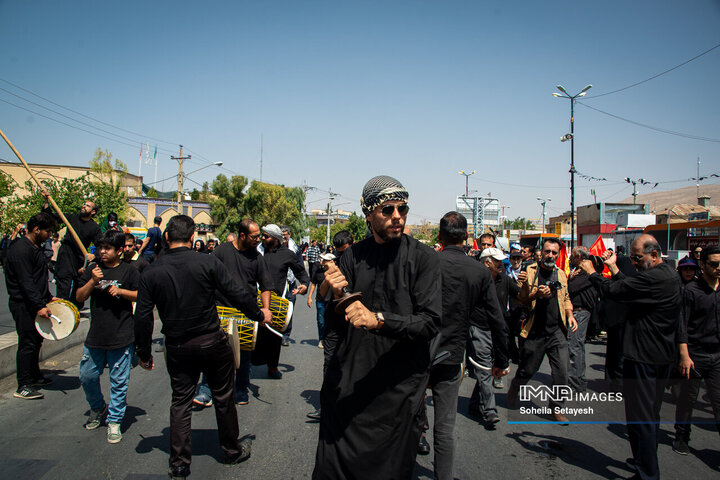 پیاده‌روی جاماندگان اربعین حسینی در شیراز