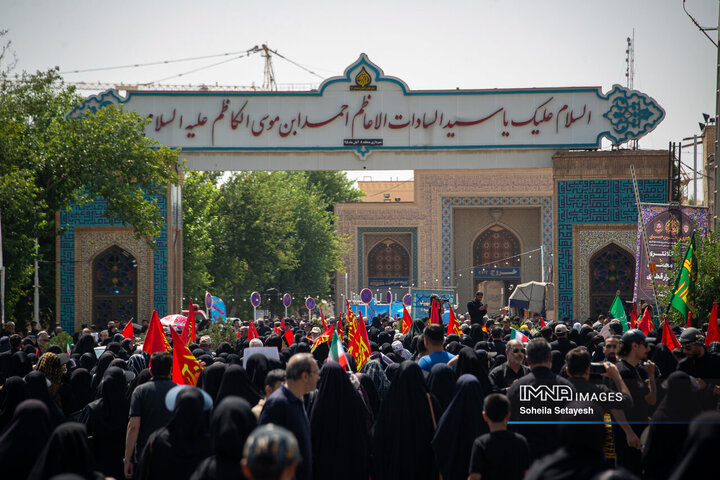 پیاده‌روی جاماندگان اربعین حسینی در شیراز