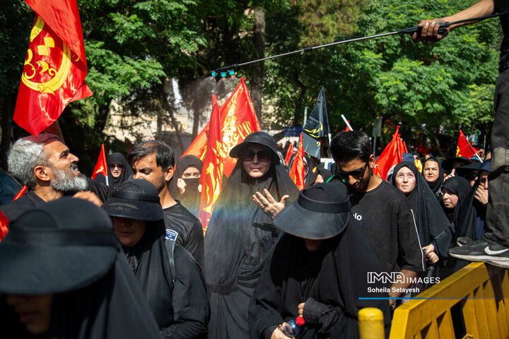 پیاده‌روی جاماندگان اربعین حسینی در شیراز