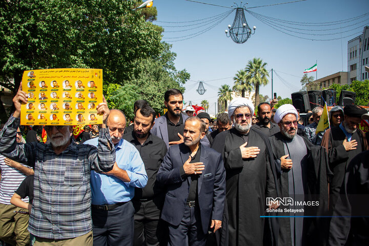 پیاده‌روی جاماندگان اربعین حسینی در شیراز