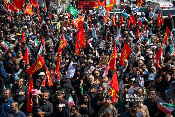 پیاده‌روی جاماندگان اربعین حسینی در شیراز