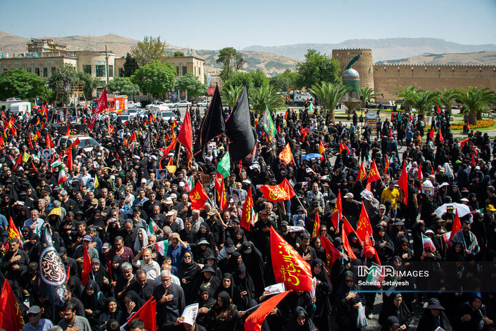 پیاده‌روی جاماندگان اربعین حسینی در شیراز