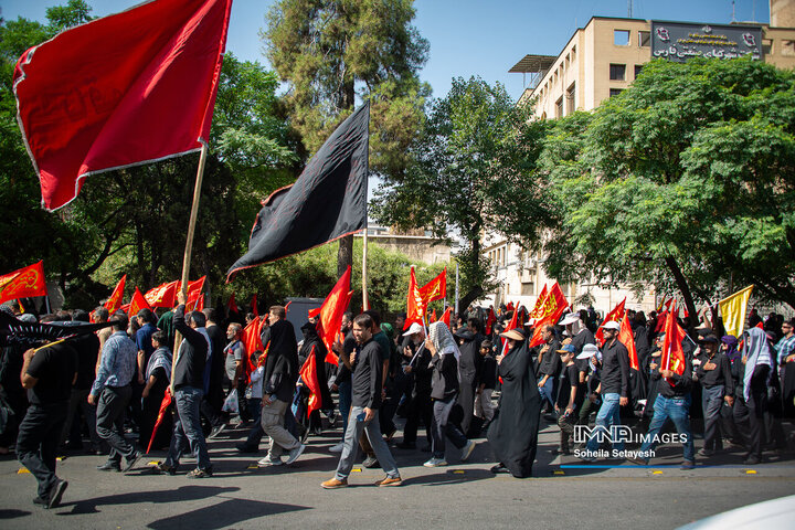 پیاده‌روی جاماندگان اربعین حسینی در شیراز