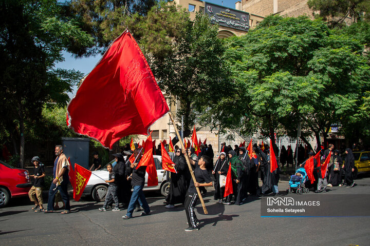 پیاده‌روی جاماندگان اربعین حسینی در شیراز