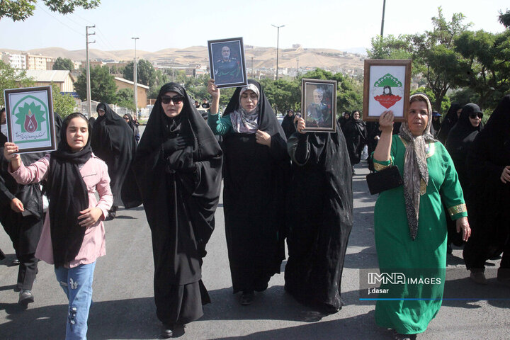 پیاده‌روی جاماندگان اربعین حسینی در سنندج