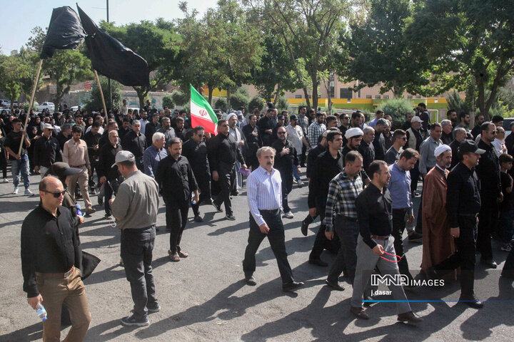 پیاده‌روی جاماندگان اربعین حسینی در سنندج