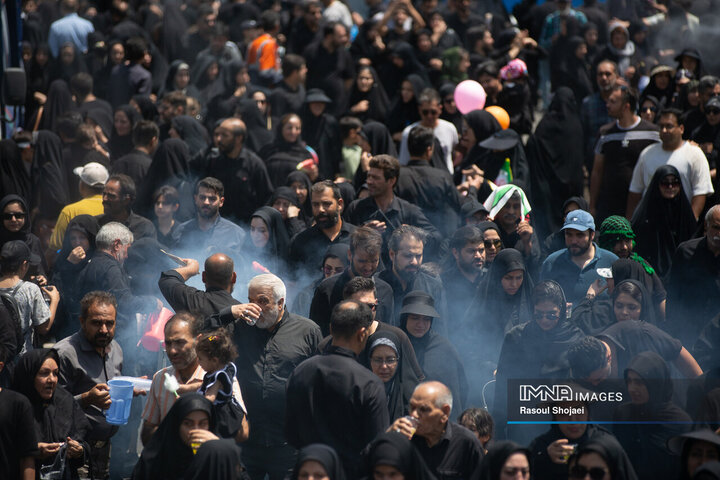 پیاده‌روی جاماندگان اربعین در اصفهان