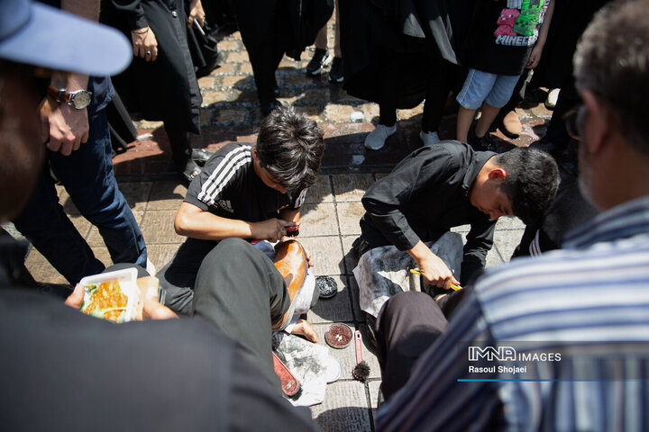 پیاده‌روی جاماندگان اربعین در اصفهان